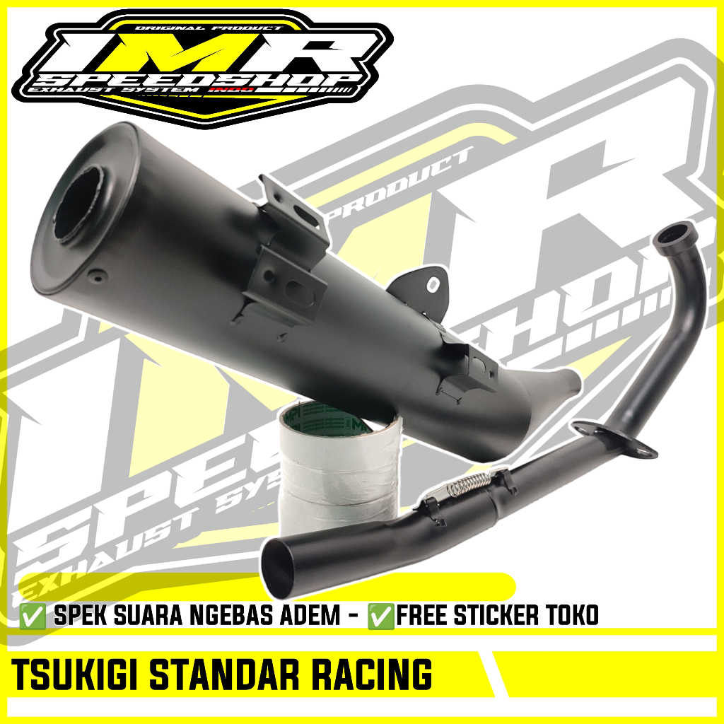 KNALPOT TSUKIGI STANDAR RACING JUPITER MX 135 OLD NEW MX KING 150 JUPITER Z Z1 VEGA R ZR RR FORCE AS