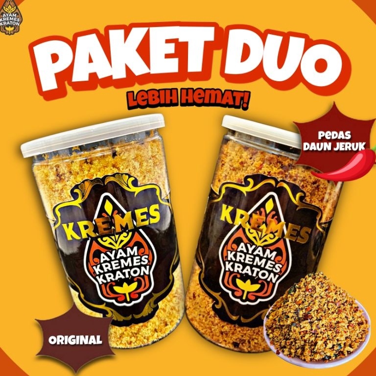 

Lagi murah IdQq7Q1 PAKET DUOKREMES PEDAS DAUN JERUK KREMES ORIGINAL