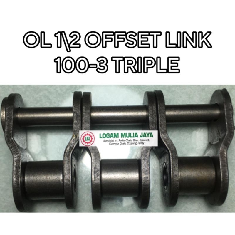OFFSET LINK RS 100-3 OL RS 100 12 SAMBUNGAN RANTAI RS 100 TRIPLE