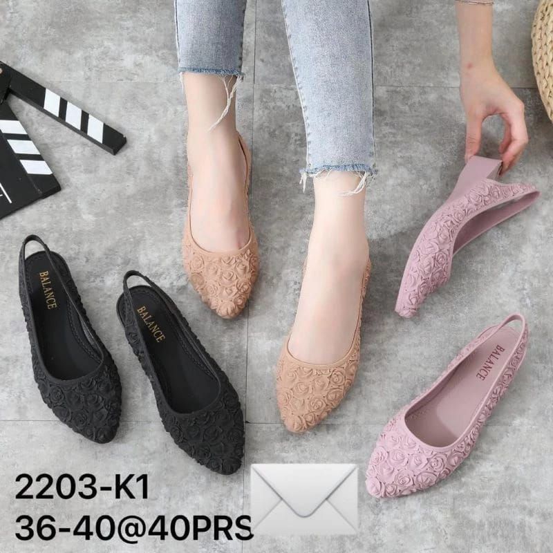SBI 141 SANDAL MULES SEPATU BAHAN KARET JELLY dari porto untuk WANITA