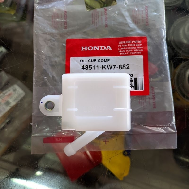 Oil Cup Comp 43511-KW7-882 Wadah Olie Tabung Oli Minyak Rem Belakang ORI Honda Supra 125 DD CB150 R 
