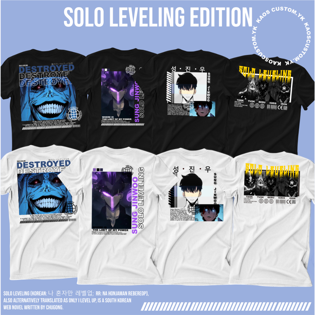 [REVISIKAOS SOLO LEVELING/KAOS SUNG JINWOO/KAOS ANIME