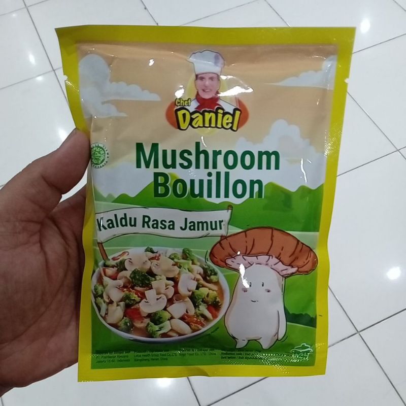 

Chef Daniel Mushroom Bouillon 75 g Kaldu Rasa Jamur
