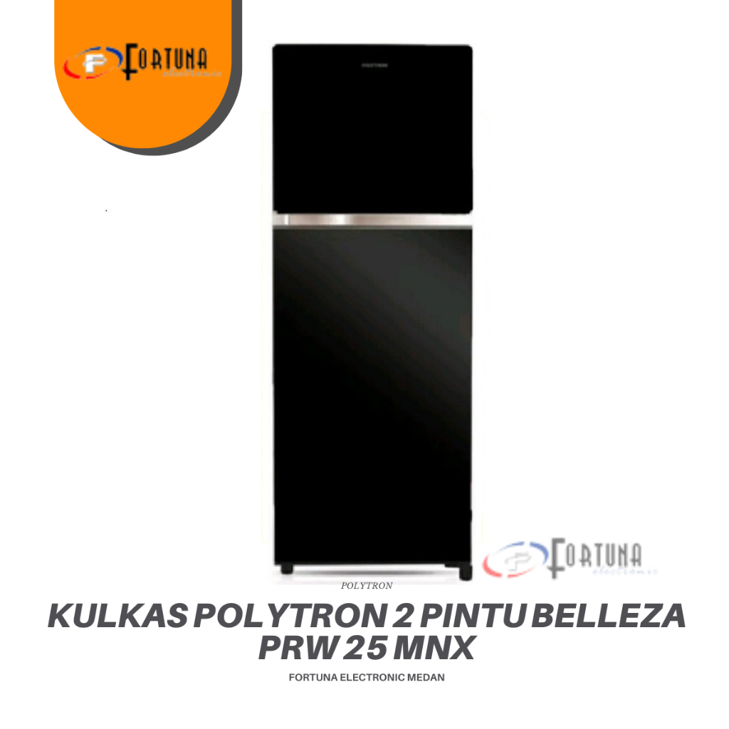 KULKAS 2 PINTU POLYTRON BELLEZA PRW25MNX / PRW 25 MNX MEDAN KOTA FREE ONGKIR
