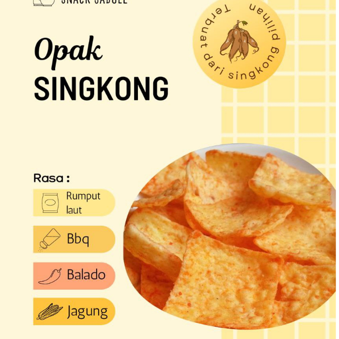 

Opak Singkong Rasa Home Made 200 gr RH