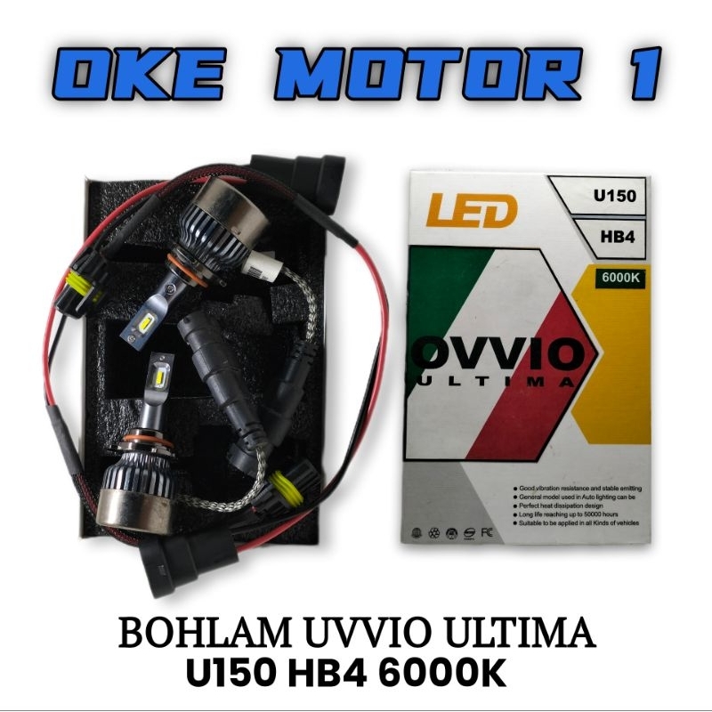 BOHLAM/LAMPU LED MOBIL BM1 OVVIO ULTIMA TYPE U150 HB4 6000K