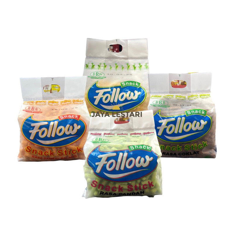 

Snack Stick Follow (4 Varian Rasa) (200g)