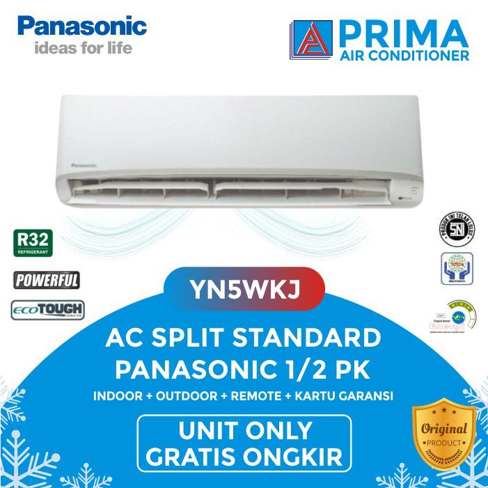 AC Panasonic 1/2 PK YN5WKJ Split Standard Freon R32