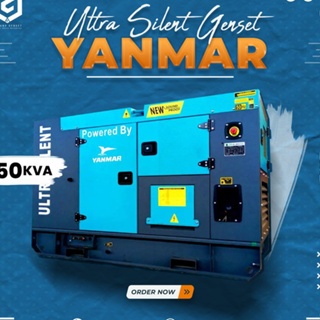 Genset Silent | 50 KVA | Genset Diesel Yanmar Ultra Silent