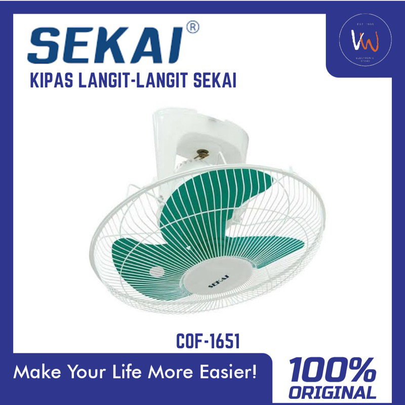 Kipas Langit-Langit Sekai COF-1651 / Orbit Fan / Kipas Plafon Panasonic