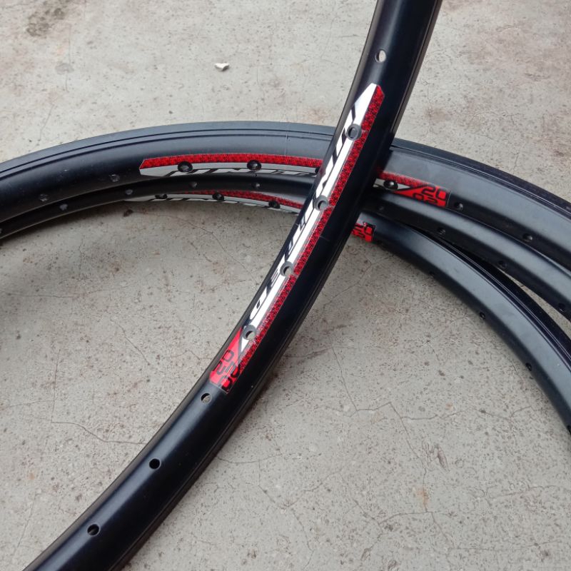 Rims velg rim sepeda lipat bmx 20 inch united 36hole double wall