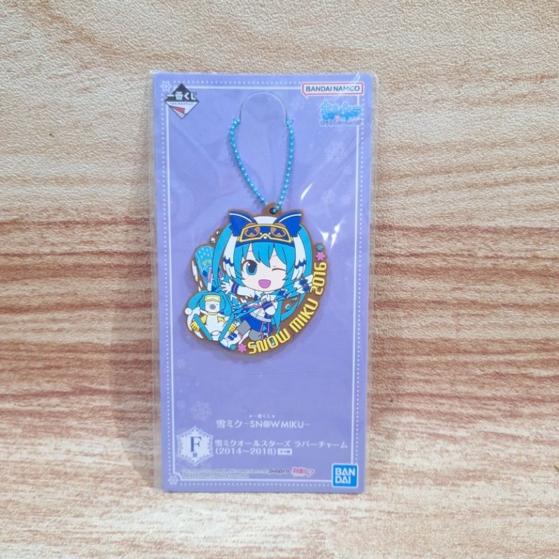 Ichiban Kuji Hatsune Miku Snow Miku All Stars Rubber Charm 2016