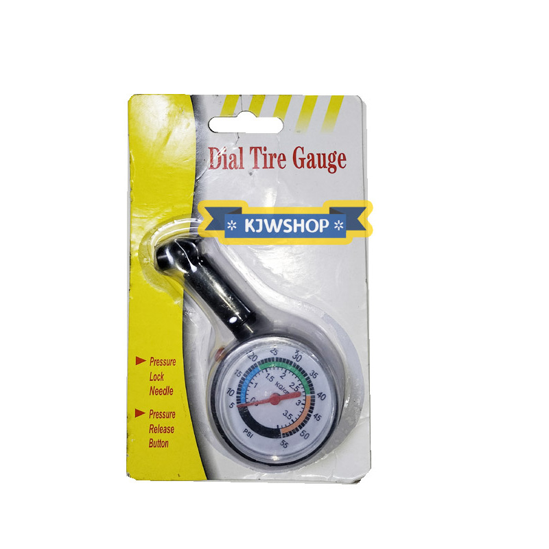 Alat Pengukur Tekanan Angin Ban Tire Pressure Gauge 4 Bar Ukuran Angin Lonceng Tire Chuck 4 bar Alat