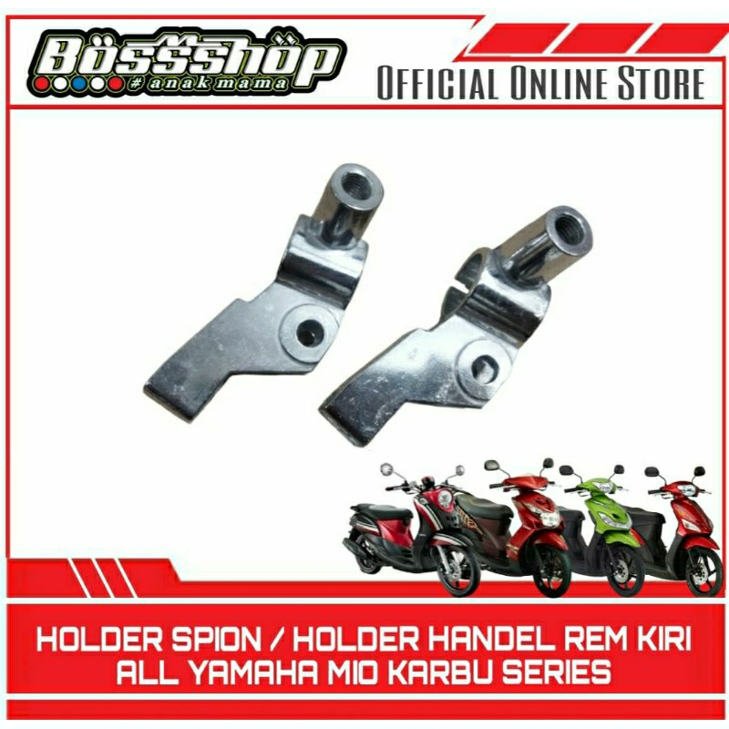Dudukan Spion / Dudukan Handel Rem kiri Holder Spion Mio Sporty /Mio J/ Mio M3 /Fino dll