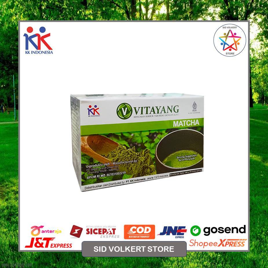 

Vitayang Matcha KK Indonesia Original Minuman Teh Hijau Berkualitas Tinggi Dengan Klorofil Dengan Segudang Manfaat