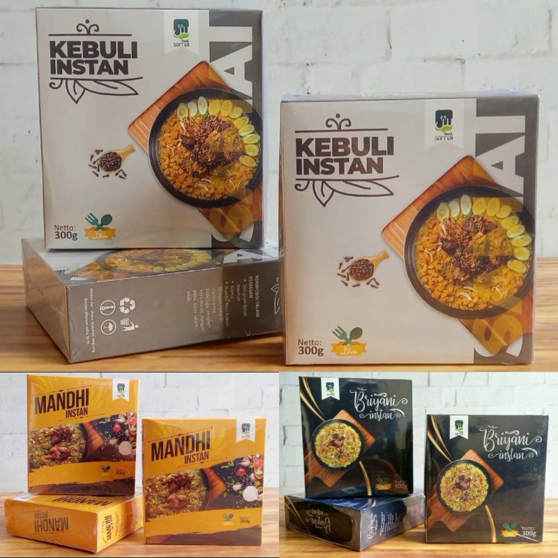 

Nasi Kebuli, mandhi, dan briyani instan