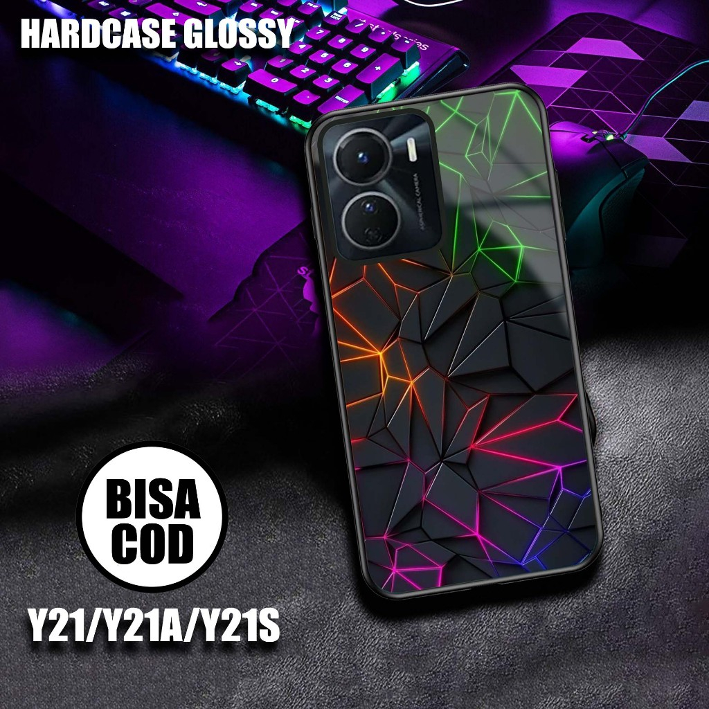 Case Vivo Y21/Y21A/Y21S Terbaru  - Hardcase 2d glossy - kesing hp - Hardcase Hp Paling laris - Top O