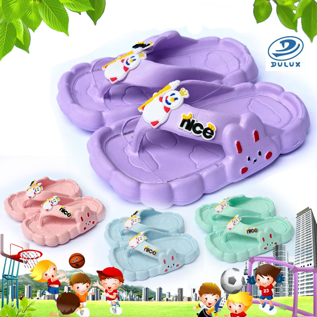 Sandal Anak Perempuan Jepit Mixue Awan Size 24-30 Sendal Japit PCU Lucu Cewek Dulux