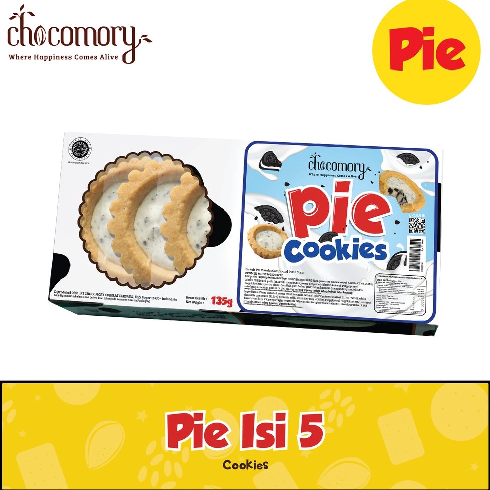 

Extra deals Chocomory Cookies n Cream Pie isi 5 135g