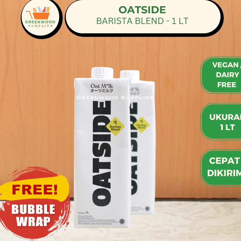 

Real Promotion Oatside Barista Blend Oat Milk 1 Liter 1 Pcs