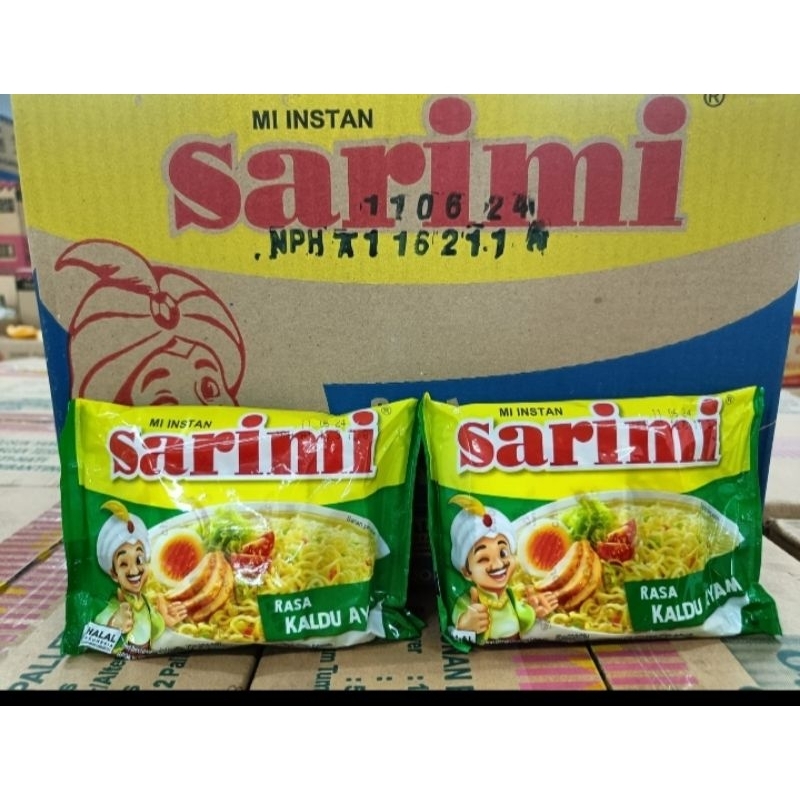 

Sarimi Rasa Kaldu Ayam dan Goreng Ayam Kremes 1 dus