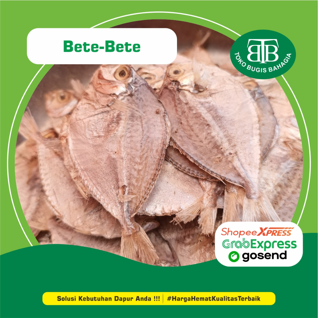 

Ikan Kering/Asin Bete-Bete Besar, Murah Makassar