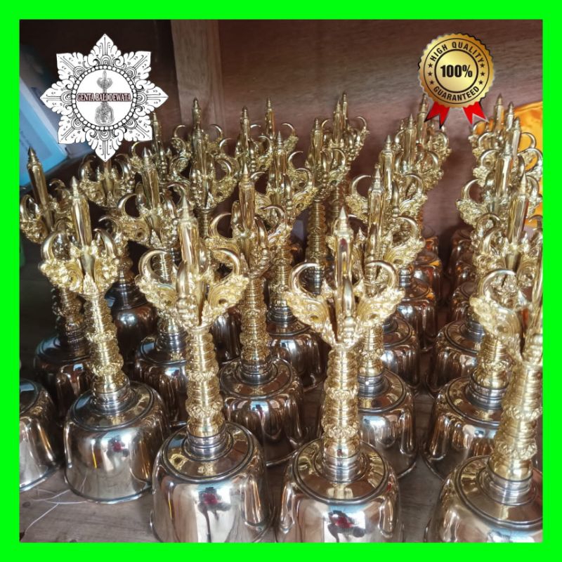 GENTA NAWA SANGA 8 CM / GENTA DEWATA NAWA SANGA DIAMETER 8 CM / GENTA PEMANGKU