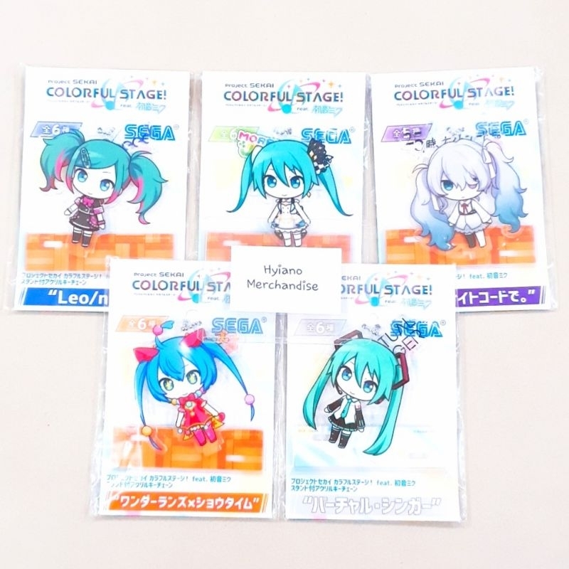 Project Sekai Acrylic Charm with Standee Miku