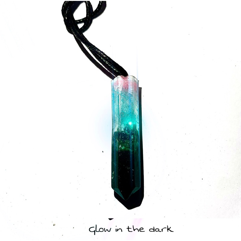 kalung resin glow in the dark - kalung viral - kalung korea