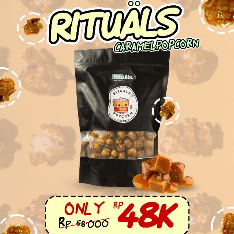 

Spesial Promo Rituals Popcorn Caramel Large Homemade by Willy Kun