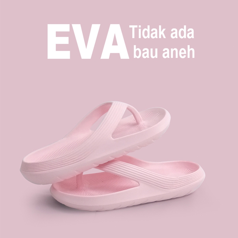 sandal jepit karet wanita terbaru import Sendal jelly wanita korea kekinian perempuan cewe empuk EVA
