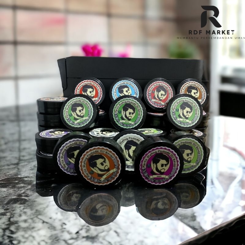 Pomade Parco Pria Tahan Lama/Pomade Pria Terlihat basah/Pomade Pria Wangi/Pomade Oil Based/Minyak Ra