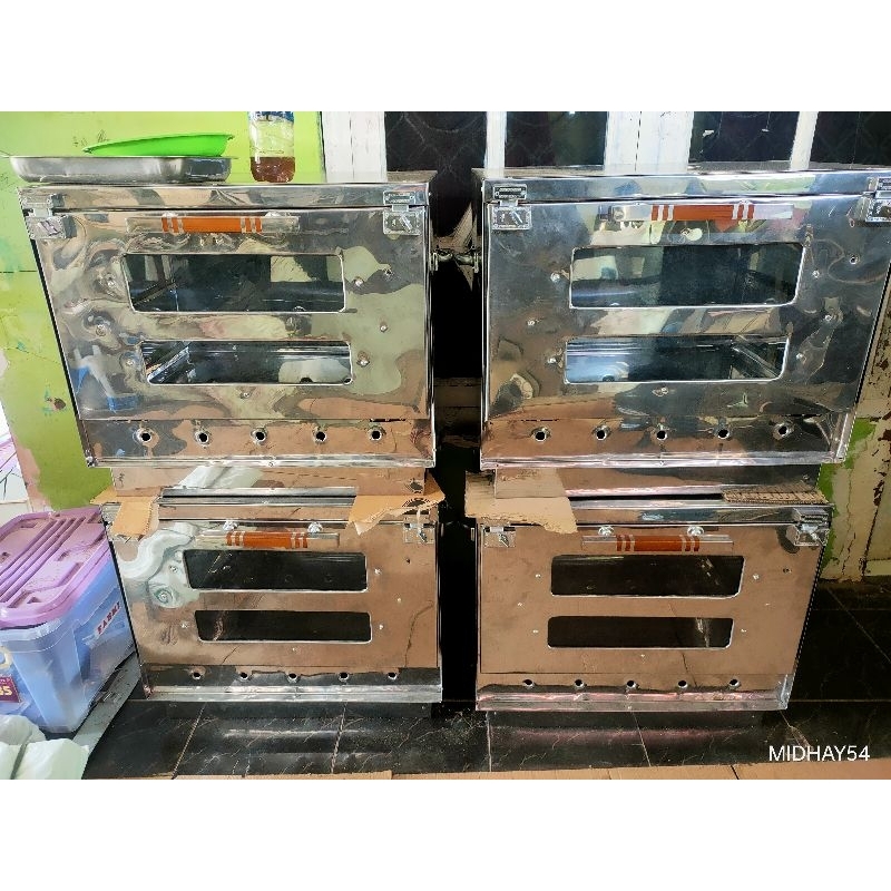 OVEN GAS STAINLESS UKURAN 60X40, OVEN GAS API ATAS BAWAH, OVEN GAS LENGKAP, OVEN GAS MURAH.