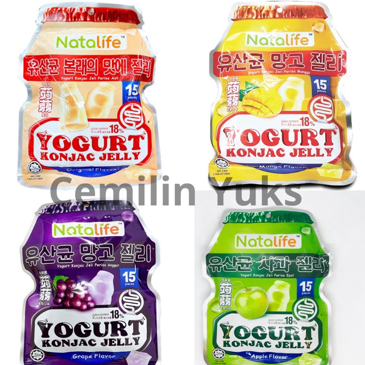 

Khusus hari ini Natalife Yogurt Konjac Jelly 3g Jelly Rasa Buah dan Yogurt