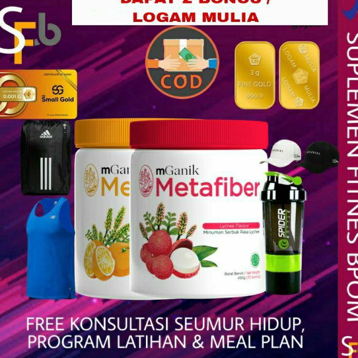 

Terkini MGANIK METAFIBER 45 Gr Gram Minuman Serat Fiber Untuk Diabetes M ganik Meta fiber