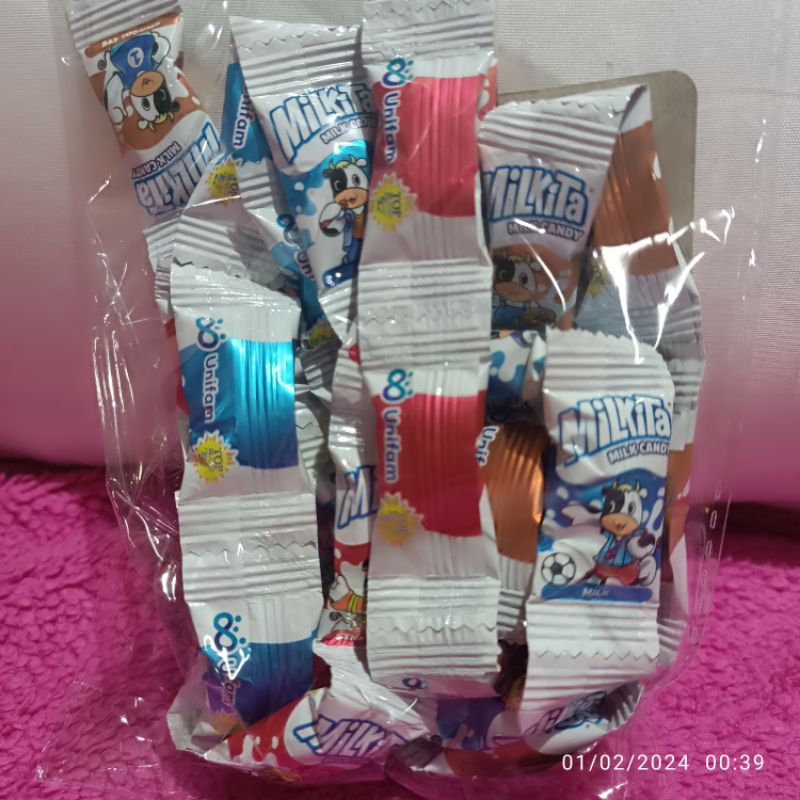 

permen Milkita milk candy high CALCIUM 1 pack isi 30 pcs