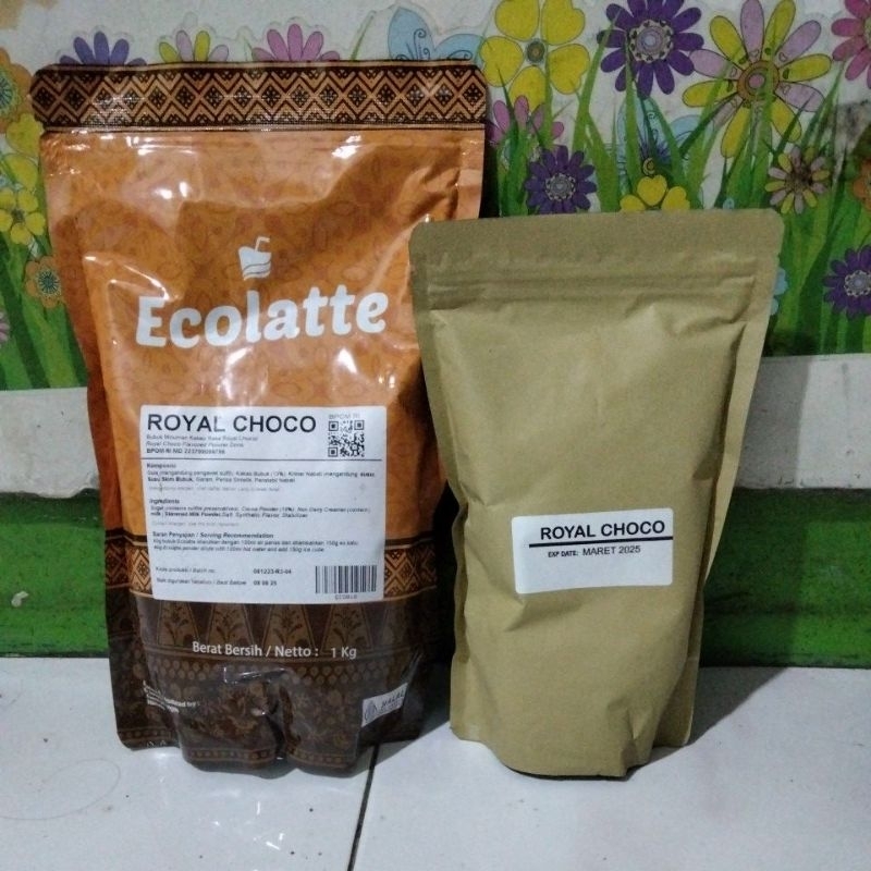 

BUBUK MINUMAN ANEKA RASA ECOLATTE RASA ROYAL CHOCO (EX CHO' LATTE)