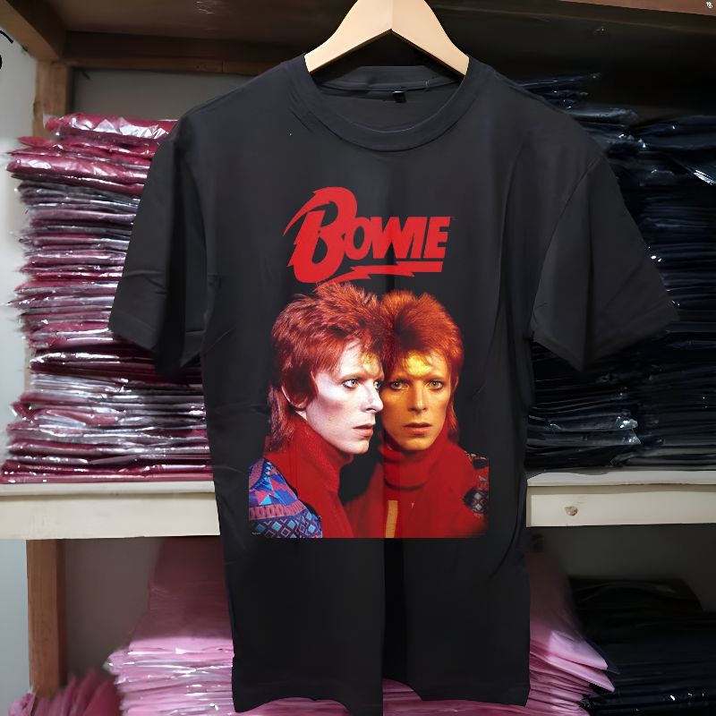 KAOS VINTAGE DAVID BOWIE  | kaos musik