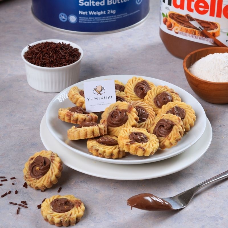 

NUTELLA TART COOKIES PREMIUM by yumikuki