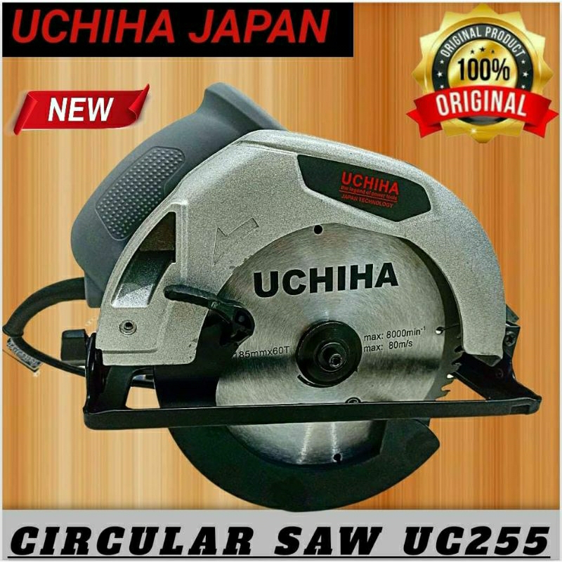PROMO TERMURAH UCHIHA Mesin Gergaji Circular Saw Mesin Potong Circular Saw 7inch 7" UC-255