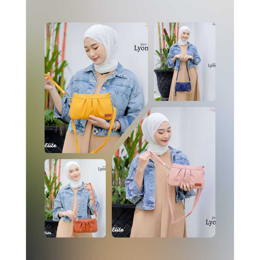 Ready Stok Lyona By Biru Tsabita