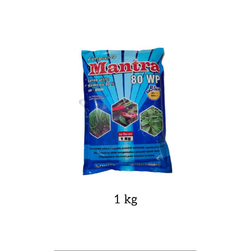 MANTRA BLUE ZN++ MN++, Fungisida berat bersih 1 kg