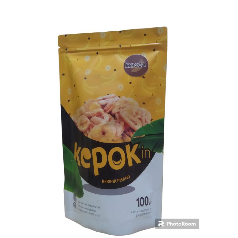 

keripik pisang kepok rasa Mocca