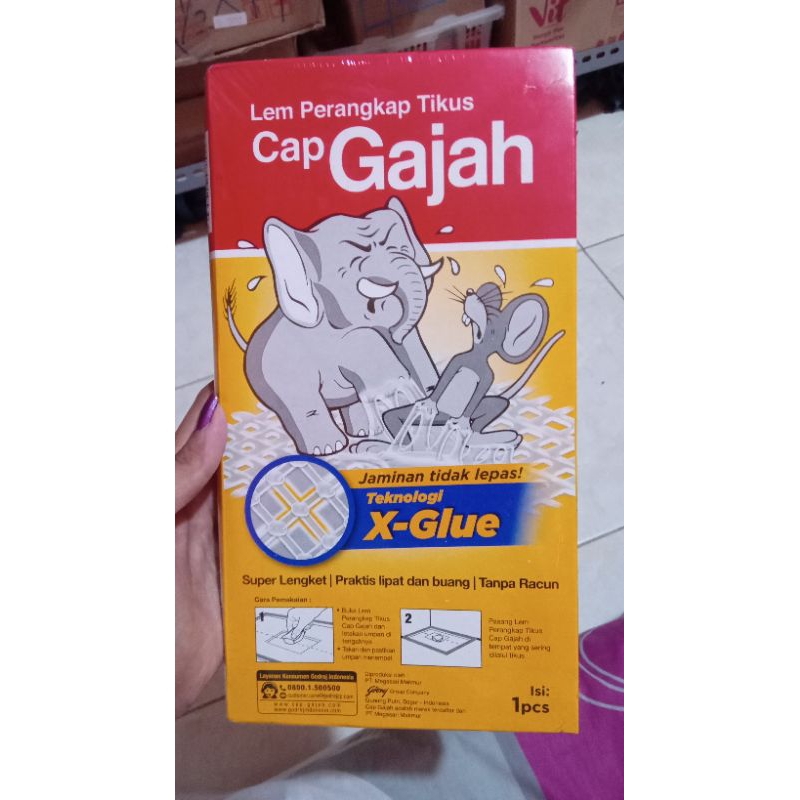 

lem perangkap tikus cap gajah teknologi x glue