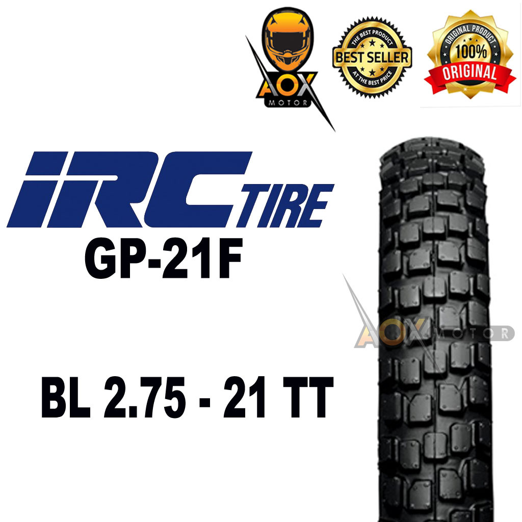 Ban Luar Motor Cross Trail Depan CRF KLX 275 - 21 IRC GP21F Tubetype