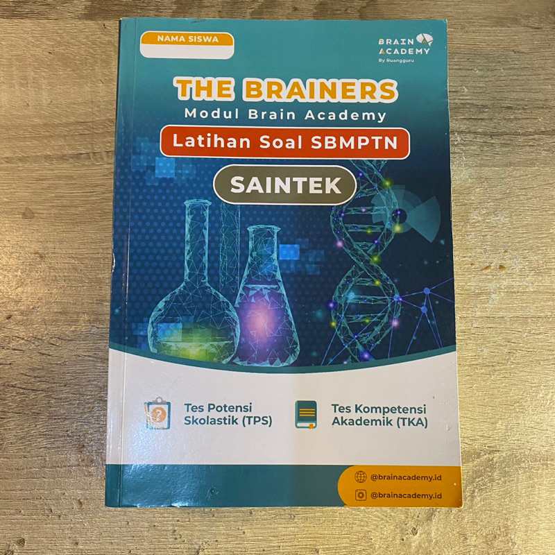 PRELOVED SOAL LATIHAN DAN RANGKUMAN SBMPTN RUANG GURU SNBT BUKU MASUK PERGURUAN TINGGI LATIHAN SOAL 