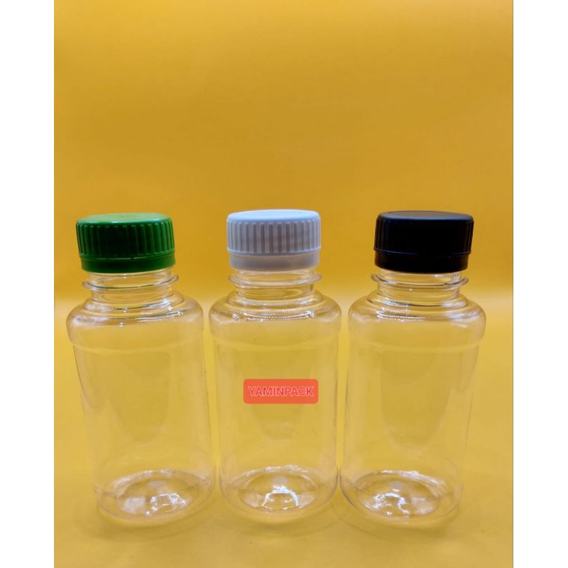 Botol Plastik 125ml / Botol Susu Kambing / Botol Minyak /Botol Minuman Kekinian