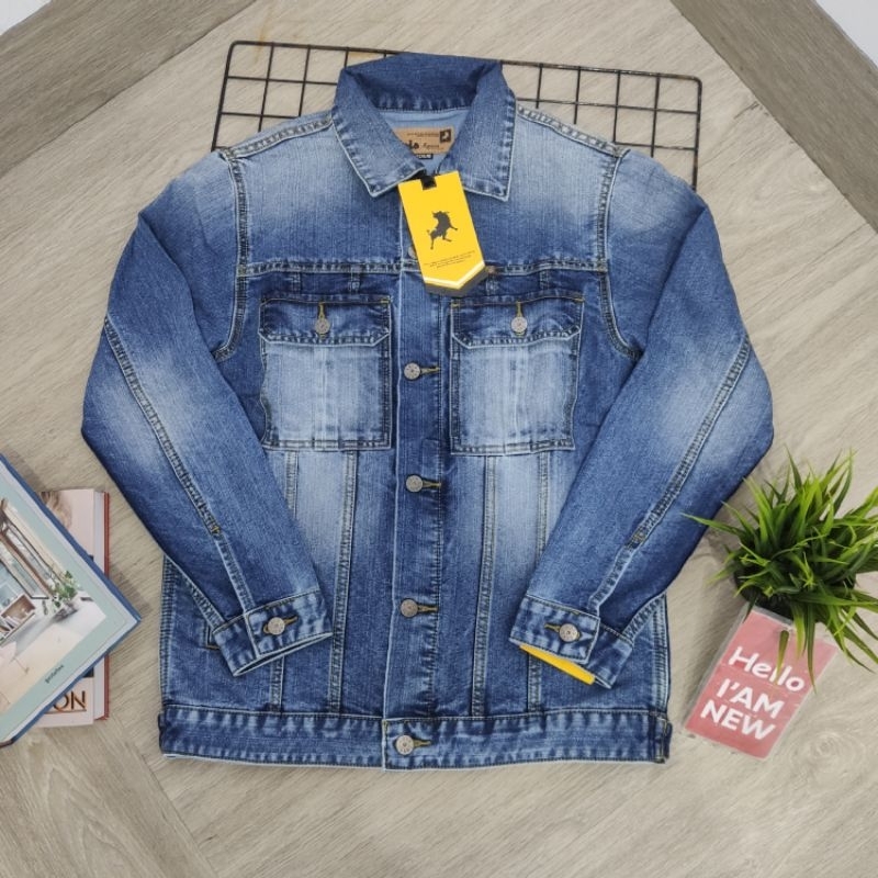 jaket jeans lois pria original (MJT019)