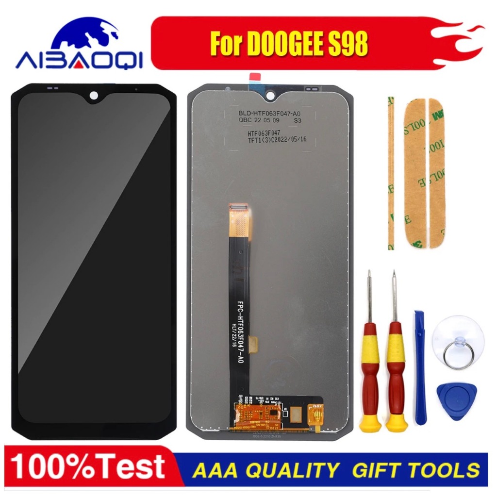 New Original Touch Screen LCD Display LCD Screen For DOOGEE S98 S98 Pro S99 Replacement Parts + Disa