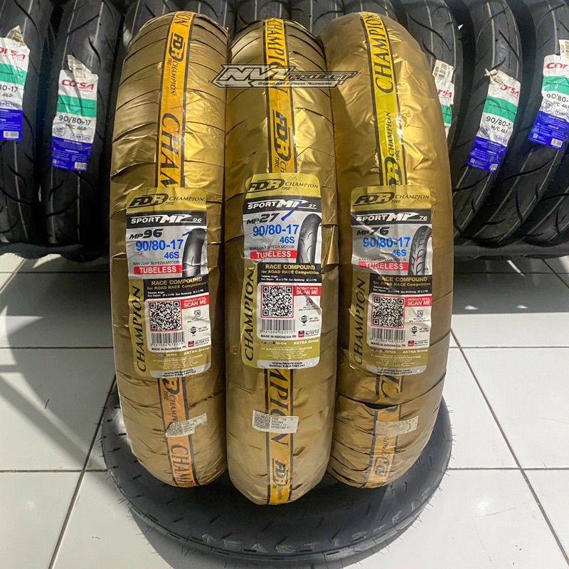 Ban FDR Sport MP27 MP76 MP96 90/80 ring 17 Race tire Soft compound Ban balap